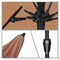 California Umbrella 7.5' Bronze Aluminum Market Patio Umbrella, Olefin Sunset 194061336557 - alternate 2